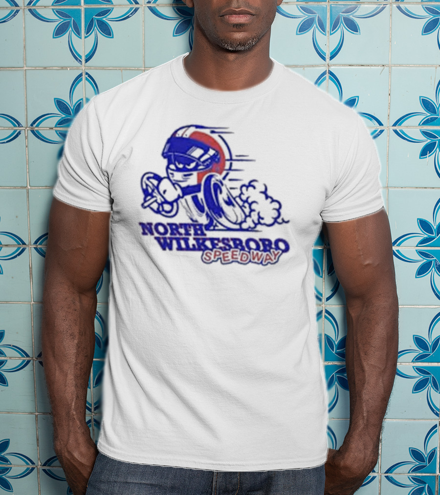 North Wilkesboro Speedway Racing Character T-Shirt