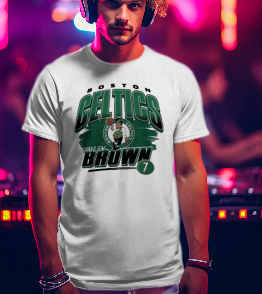 Boston Celtics Jaylen Brown Player Number 7 T-Shirt