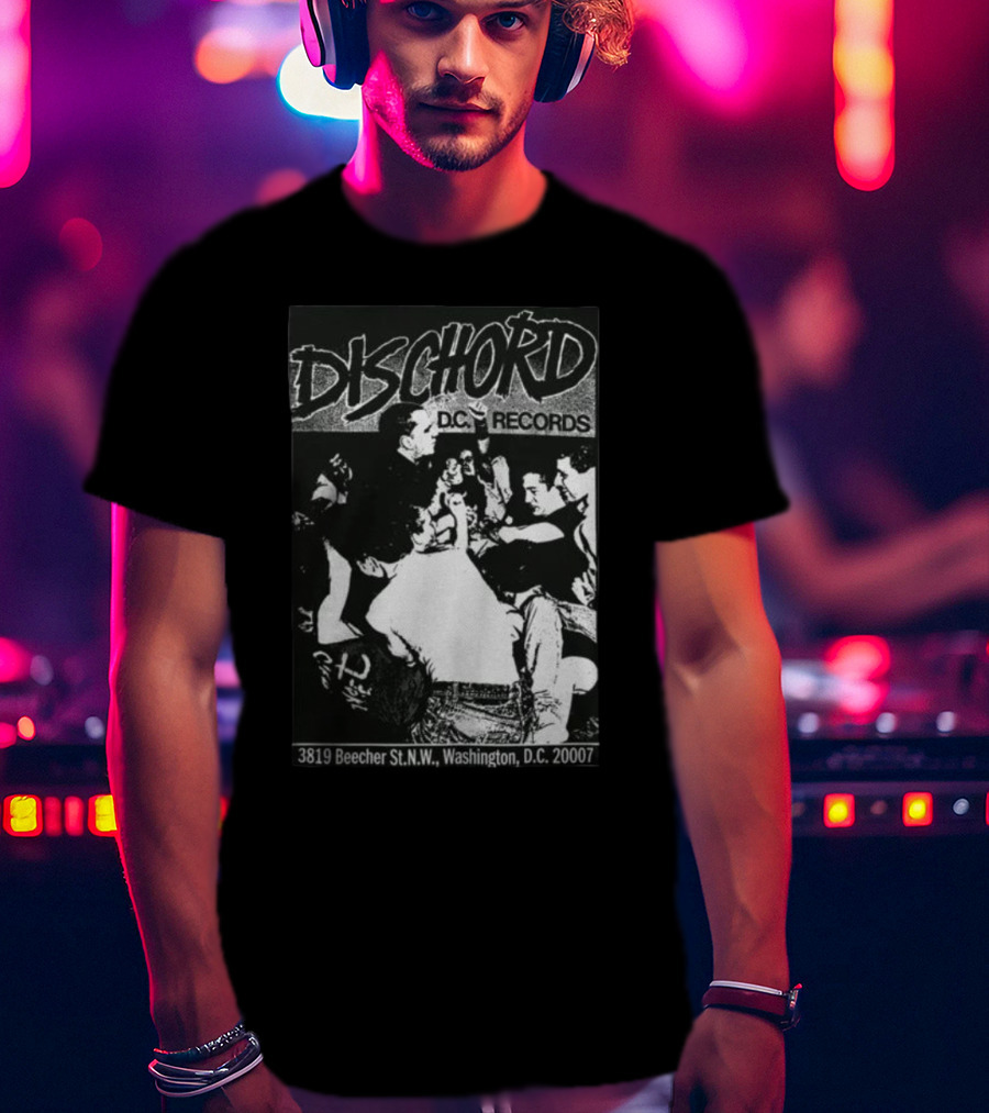Dischord DC Records 3819 Beecher St NW Washington DC 20007 T-Shirt