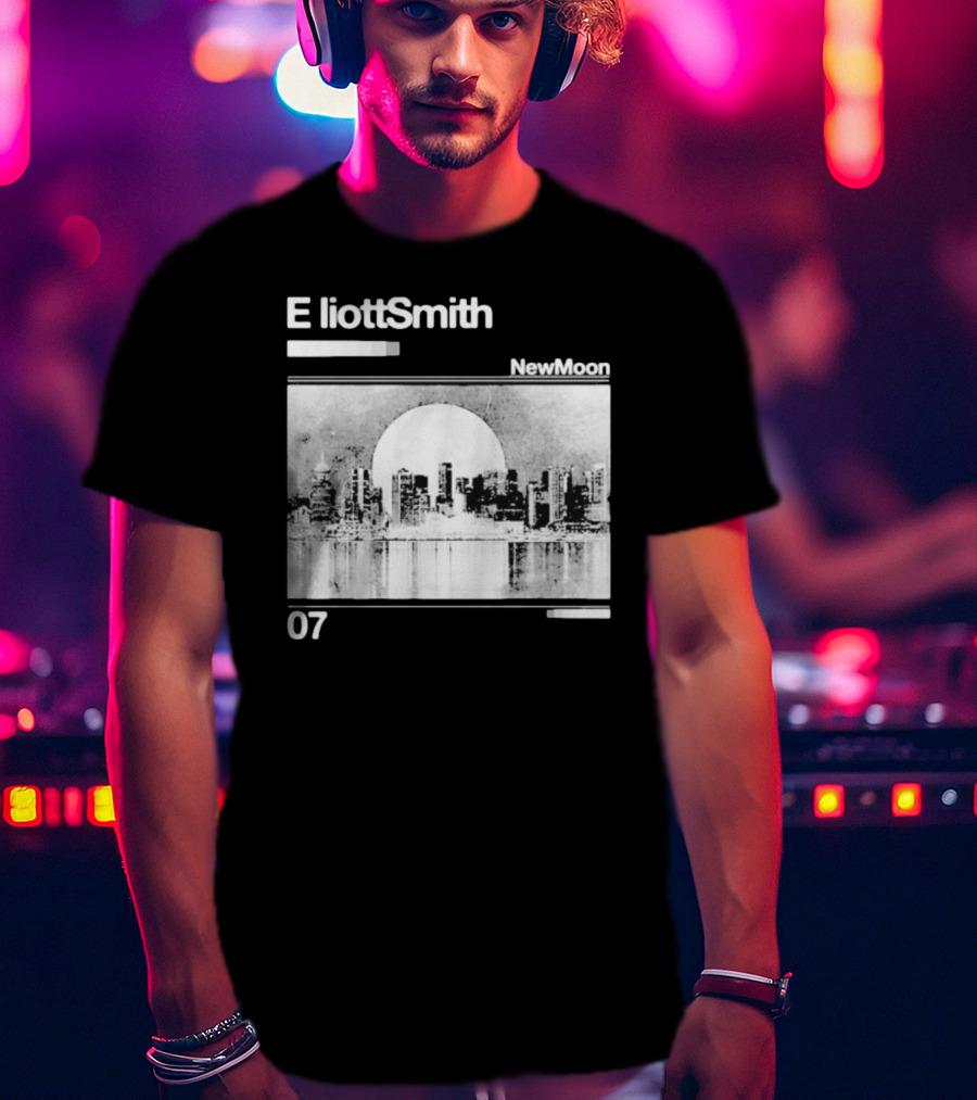 Elliott Smith New Moon 07 Skyline T-Shirt