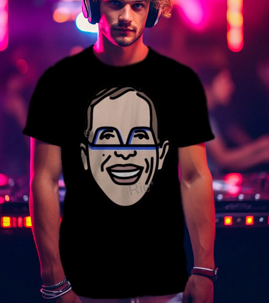 Mike Mongo Time Travelers Smiling Face T-Shirt