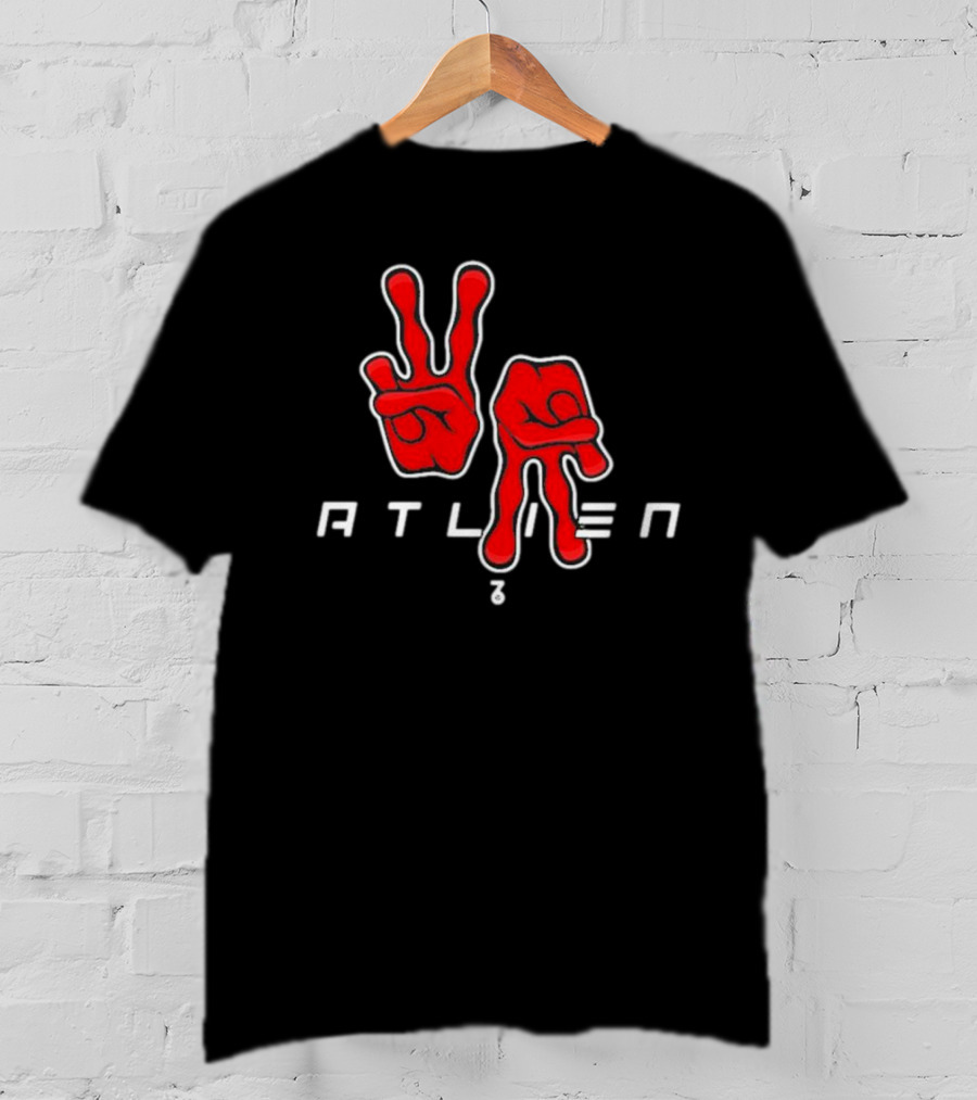 Seven Six Atliens Oukastnight Peace Sign T-Shirt