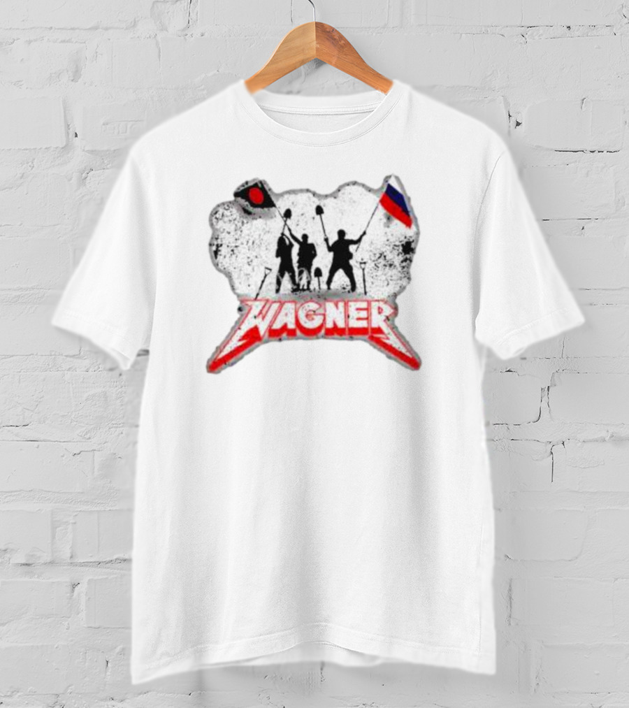 Wagner Militants Raising Flags With Shovels Iconic T-Shirt