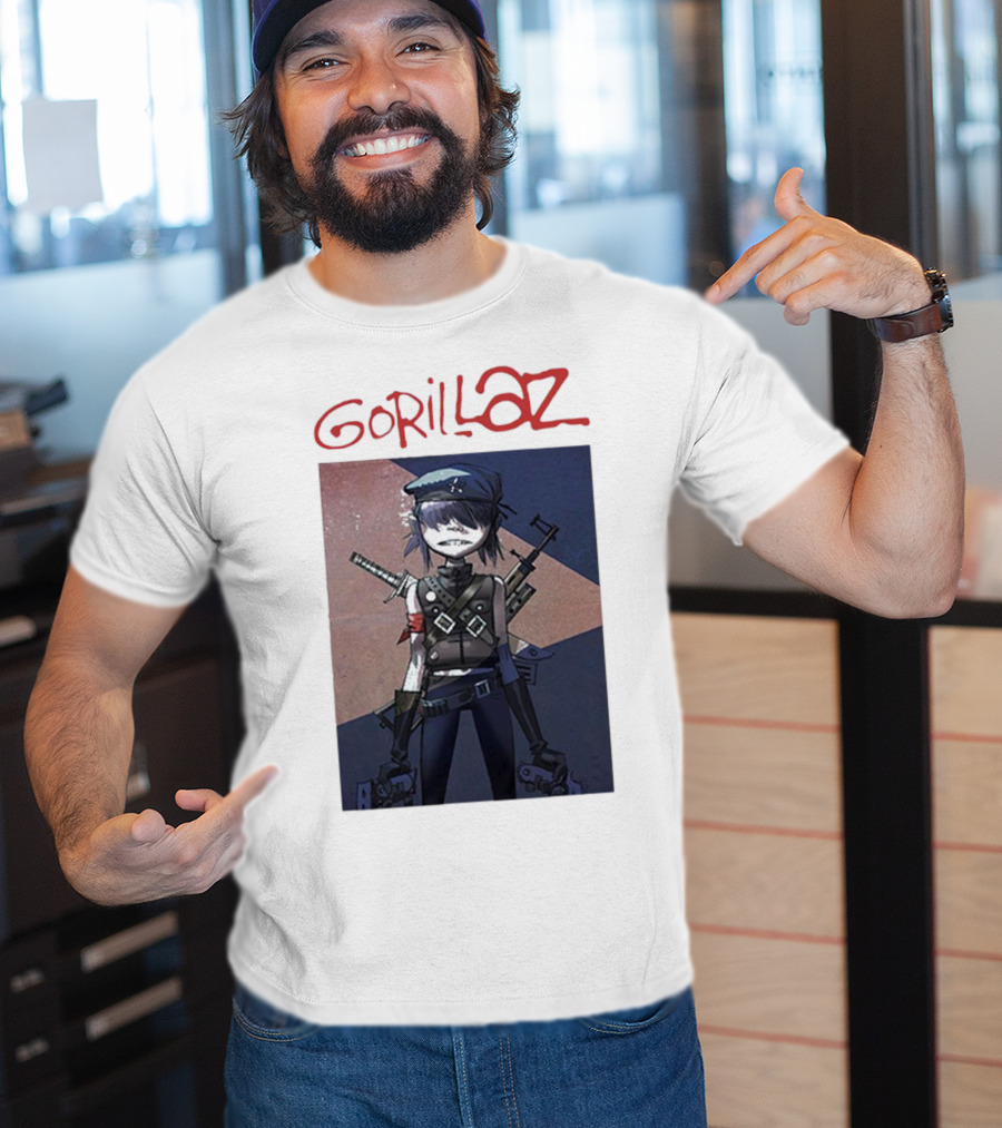 Timothee Chalamet Gorillaz Noodle Character T-Shirt
