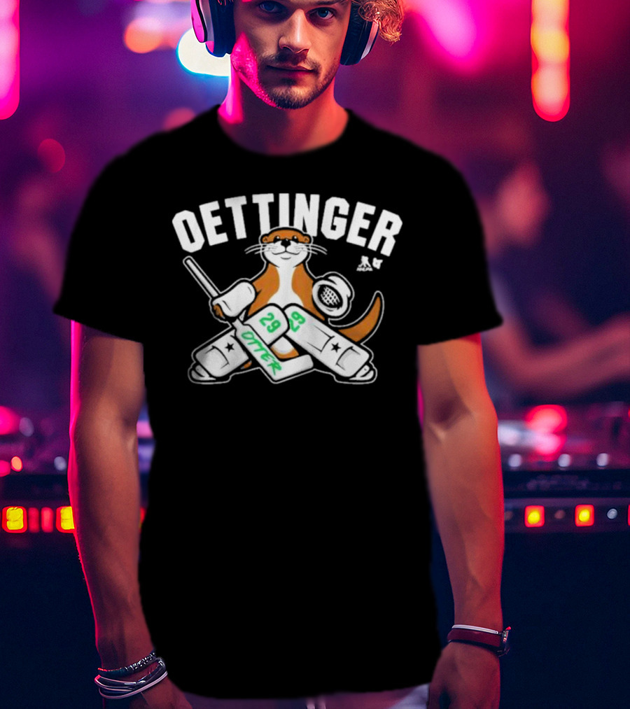 Oettinger 29 Otter Hockey Goalie Gear T-Shirt