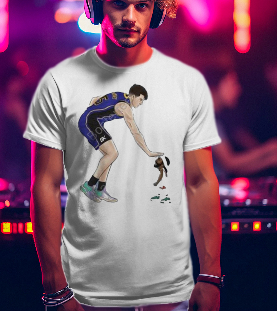 Austin Reaves Too Small NBA Gesture Basketball Play T-Shirt