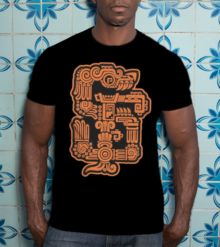 Aztec SF Giants Gigantes Tribal T-Shirt