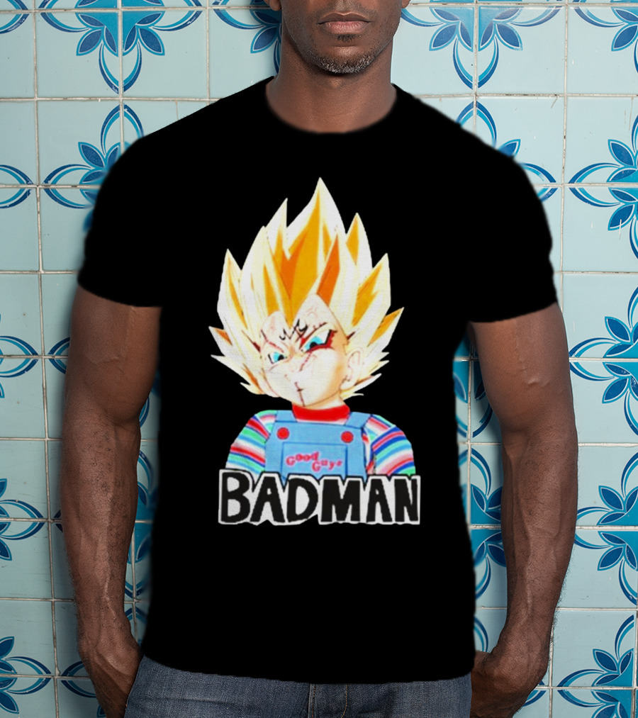 Badman Good Guy Vegeta Chucky Combo T-Shirt