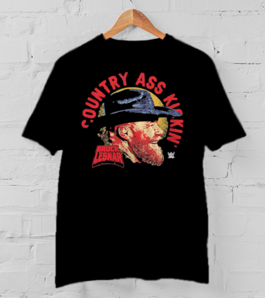 Brock Lesnar Country Ass Kickin' WWE Cowboy Hat T-Shirt