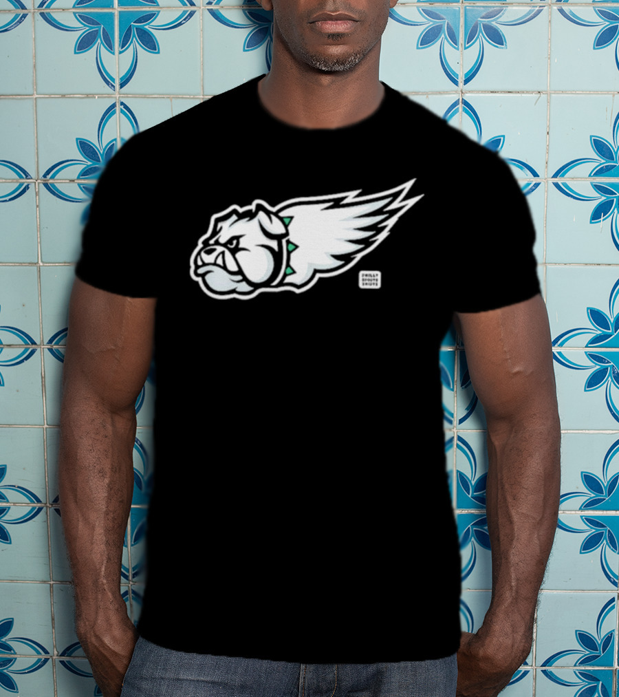 Eagles Georgia North Bulldog Wing Hybrid T-Shirt