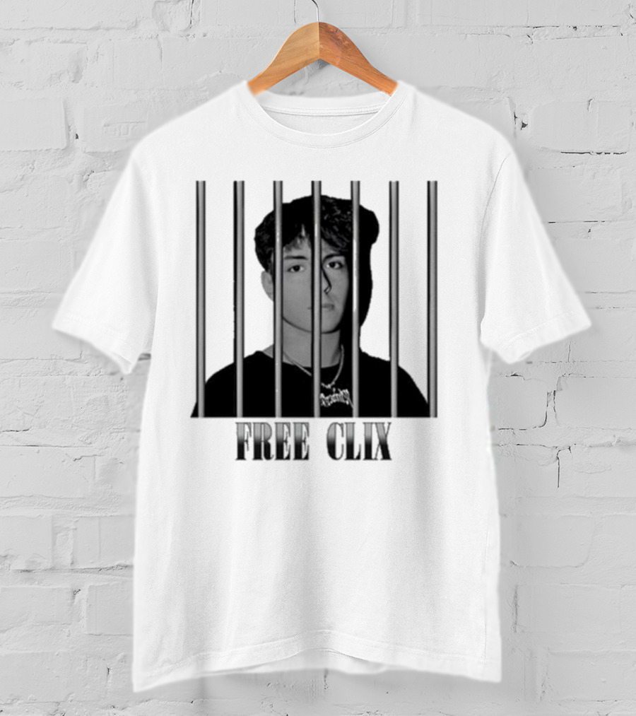 Free Clix Jail Bars T-Shirt