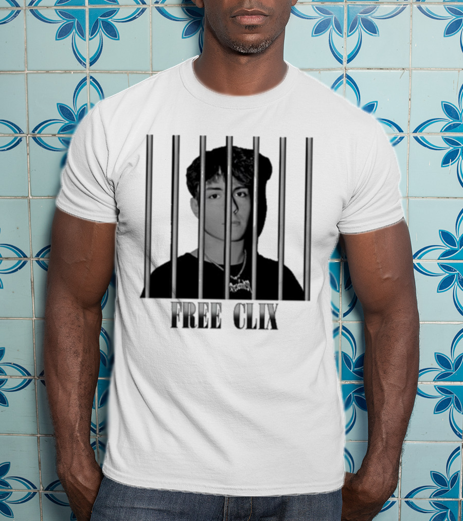 Free Clix Jail Bars T-Shirt