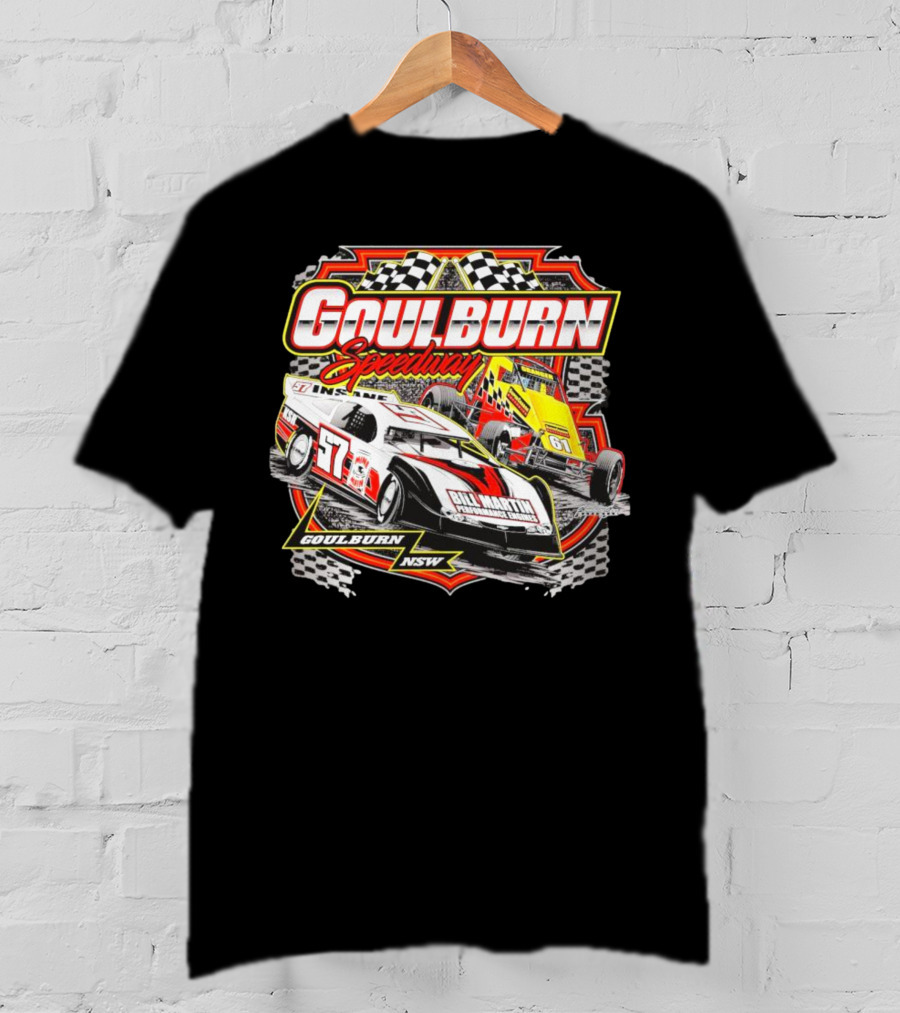 Goulburn Speedway Bill Martin Motorsport Goulburn NSW Racing Cars T-Shirt