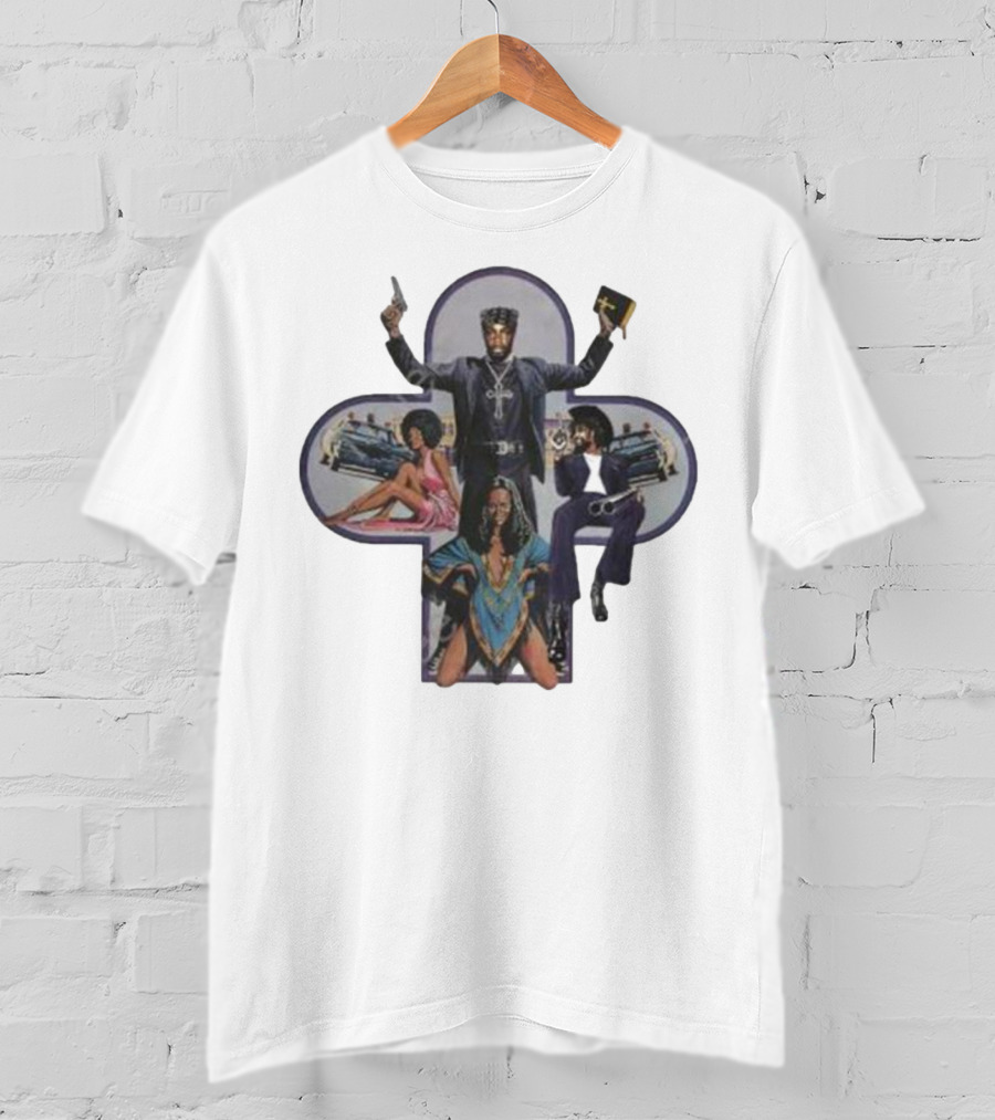 Jpegmafia And Danny Brown Blaxploitation-Inspired Imagery With Iconic 70s Aesthetic T-Shirt