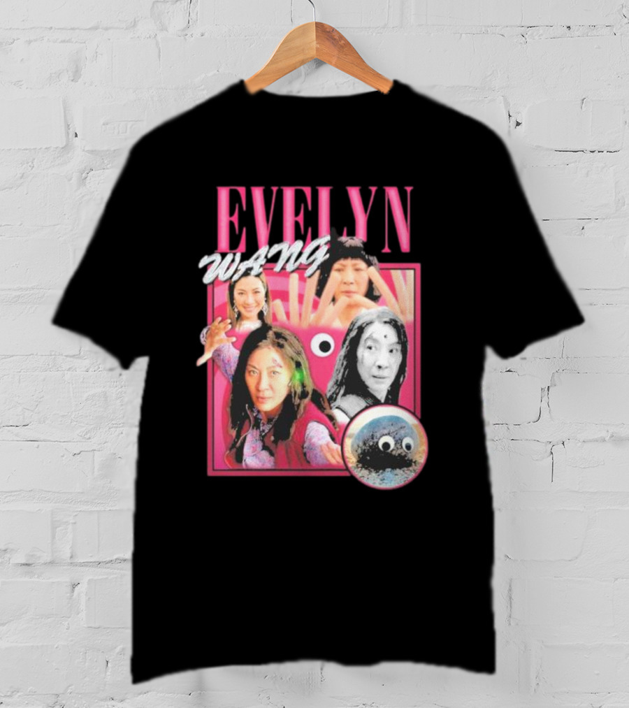 Evelyn Wang Everything Everywhere Multiverse Collage T-Shirt