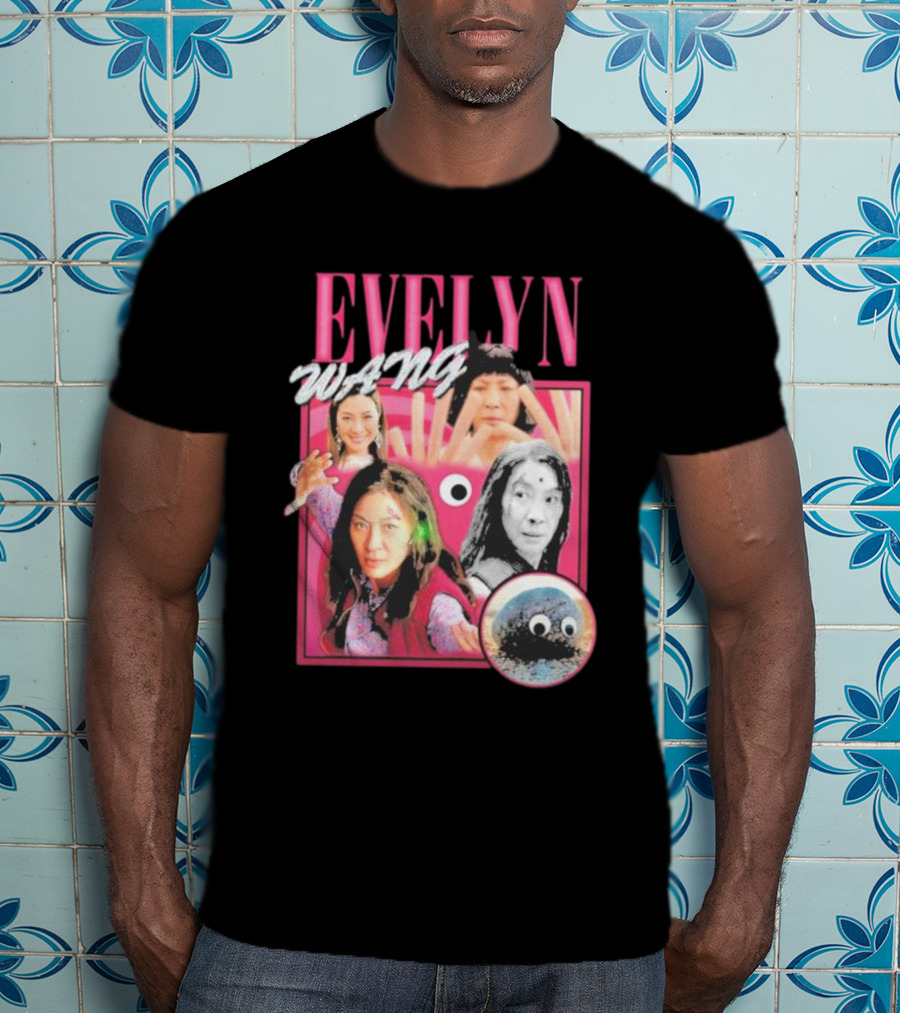 Evelyn Wang Everything Everywhere Multiverse Collage T-Shirt