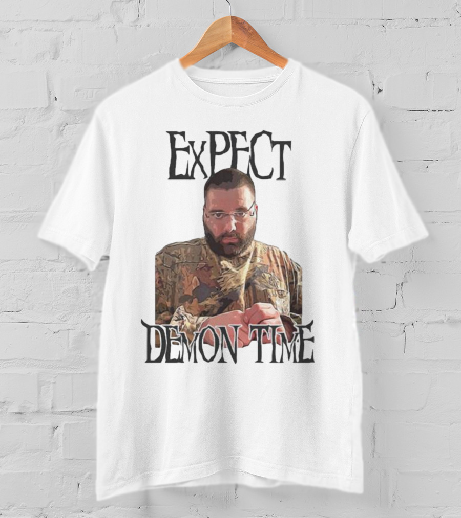 Expect Demon Time Clergy Camo T-Shirt