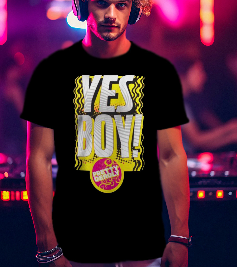 Yes Boy Pretty Deadly Neon Style Burst T-Shirt