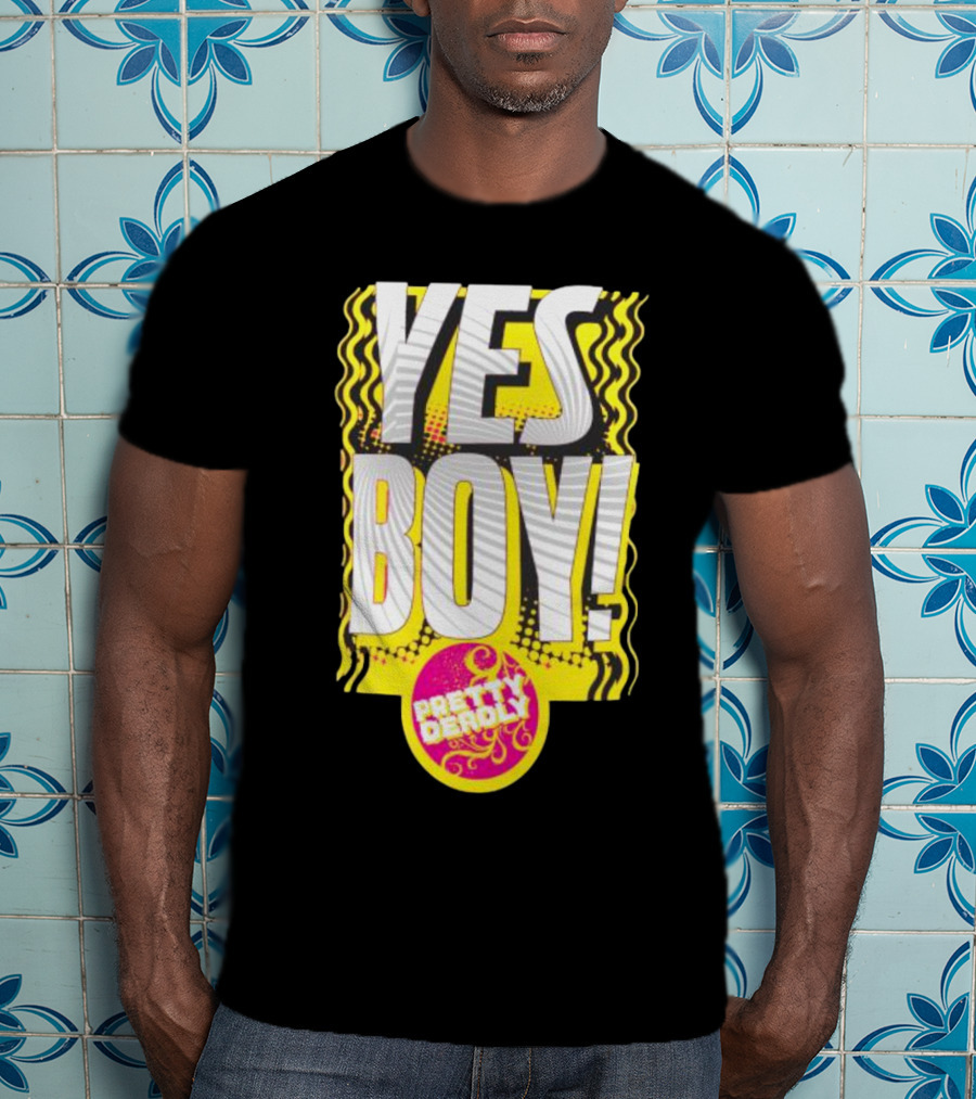 Yes Boy Pretty Deadly Neon Style Burst T-Shirt