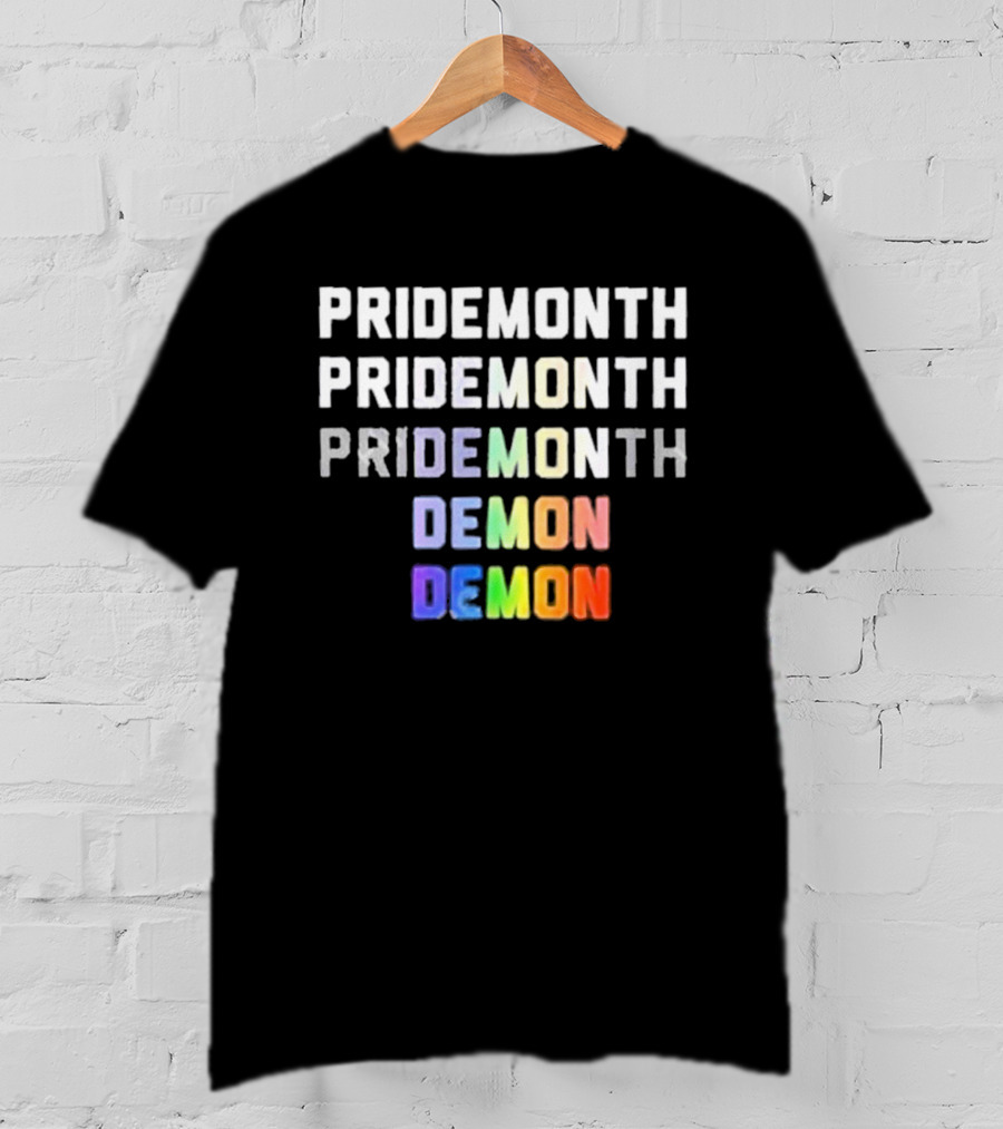 Pridemonth Pridemonth Pridemonth Demon Demon T-Shirt