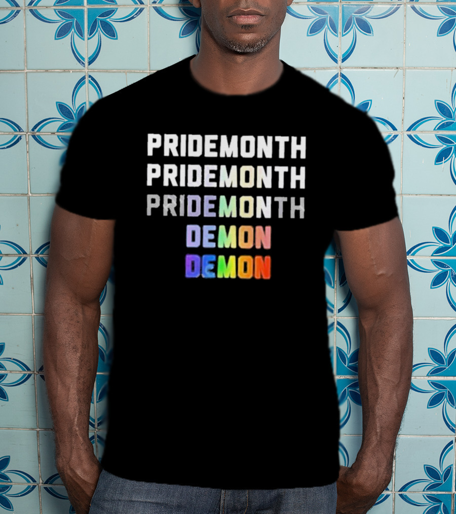 Pridemonth Pridemonth Pridemonth Demon Demon T-Shirt