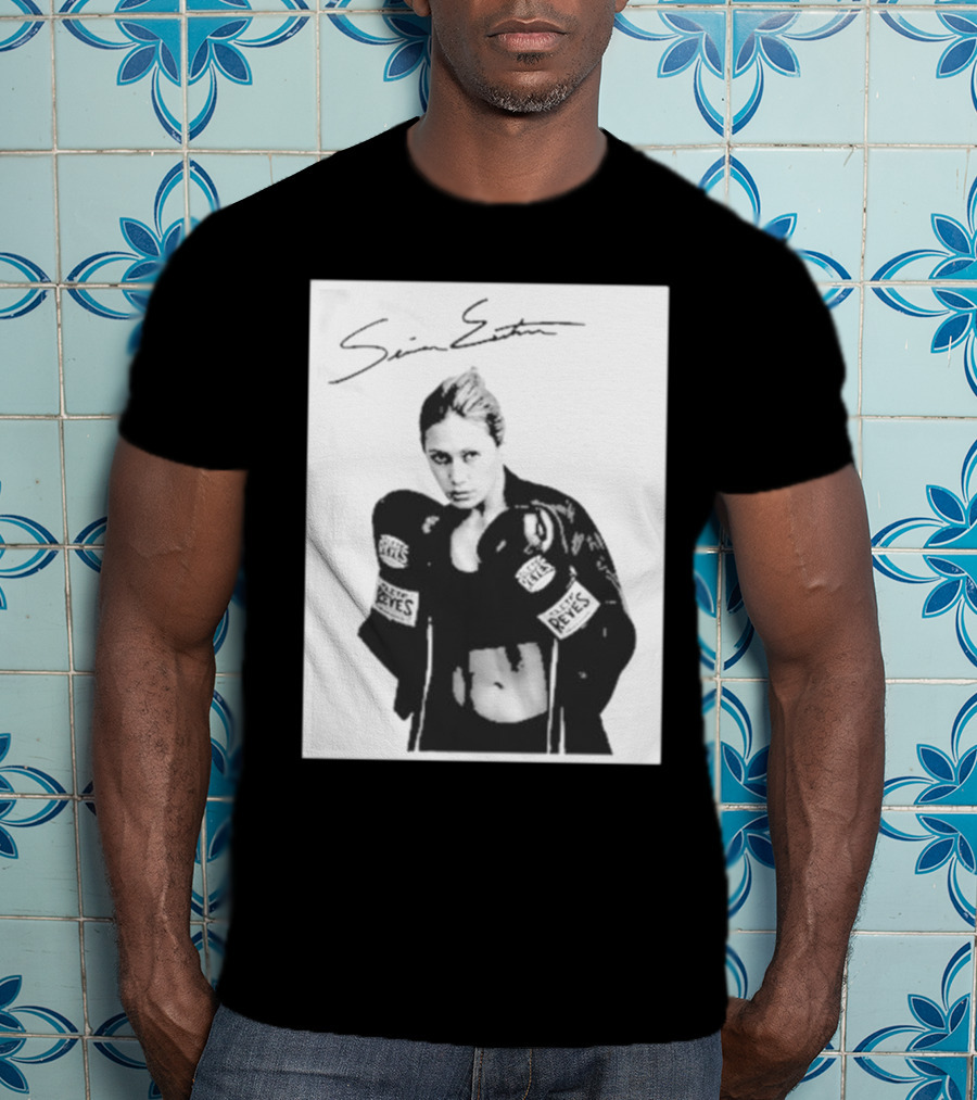 Seniesa Estrada SuperBad Boxing Iconic Reyes Gloves T-Shirt