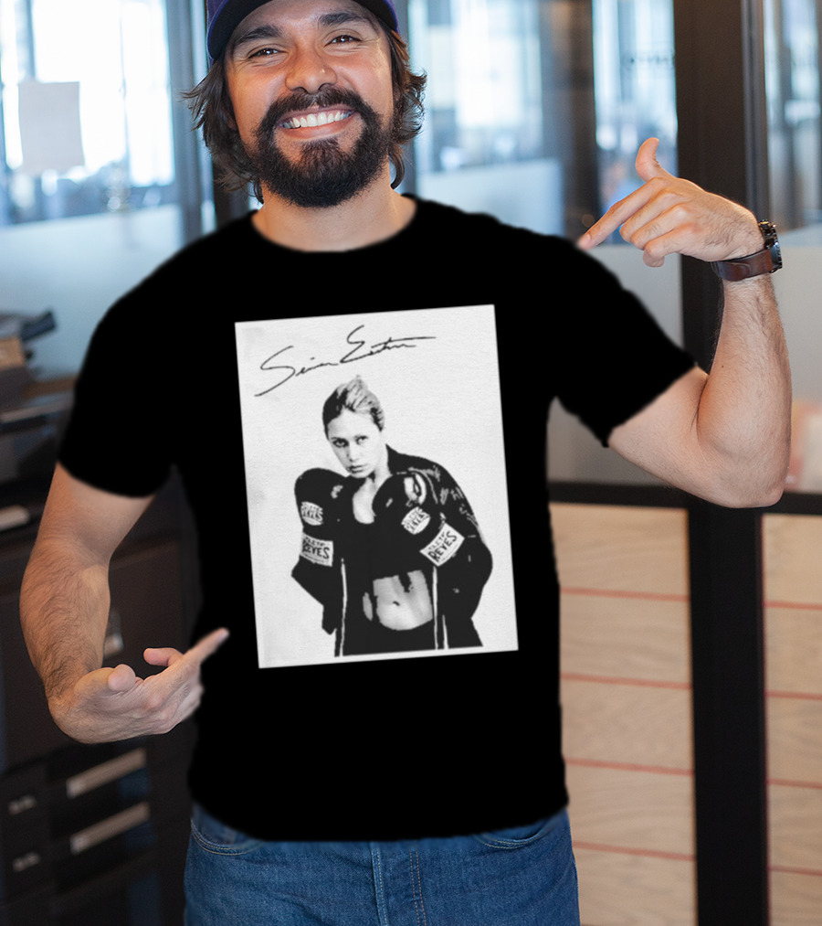 Seniesa Estrada SuperBad Boxing Iconic Reyes Gloves T-Shirt