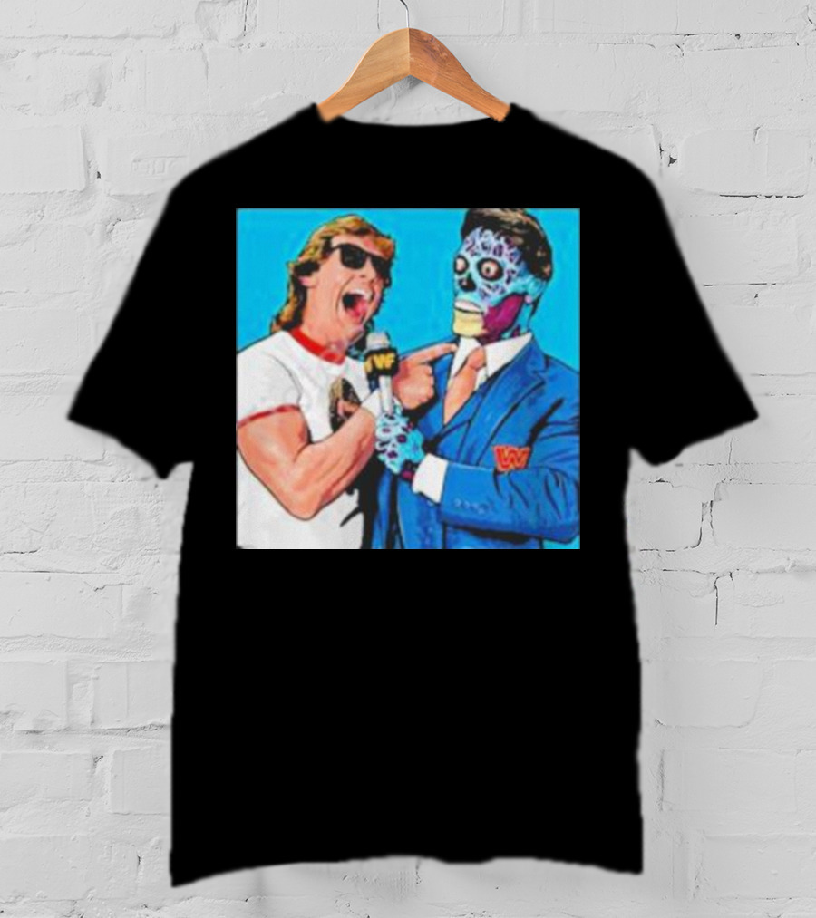 SquaredCircle They Live Wrestling Parody Comic T-Shirt