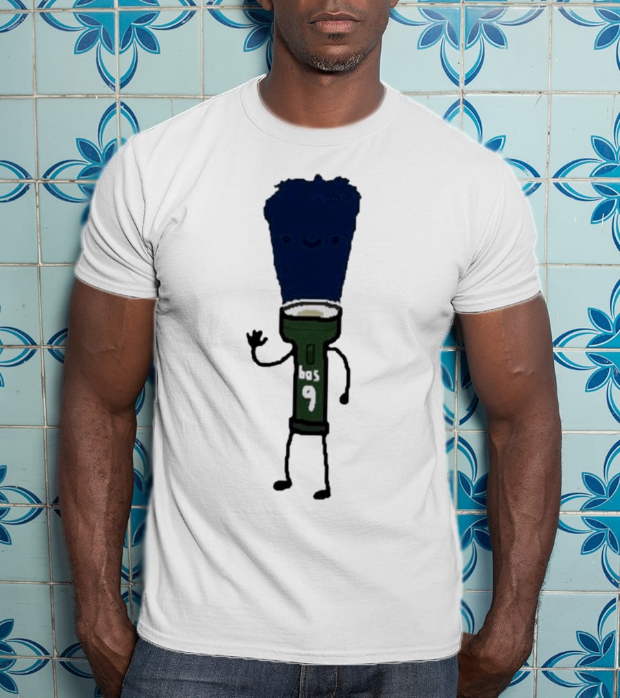 Derrick Light Boston 9 Flashlight Character T-Shirt