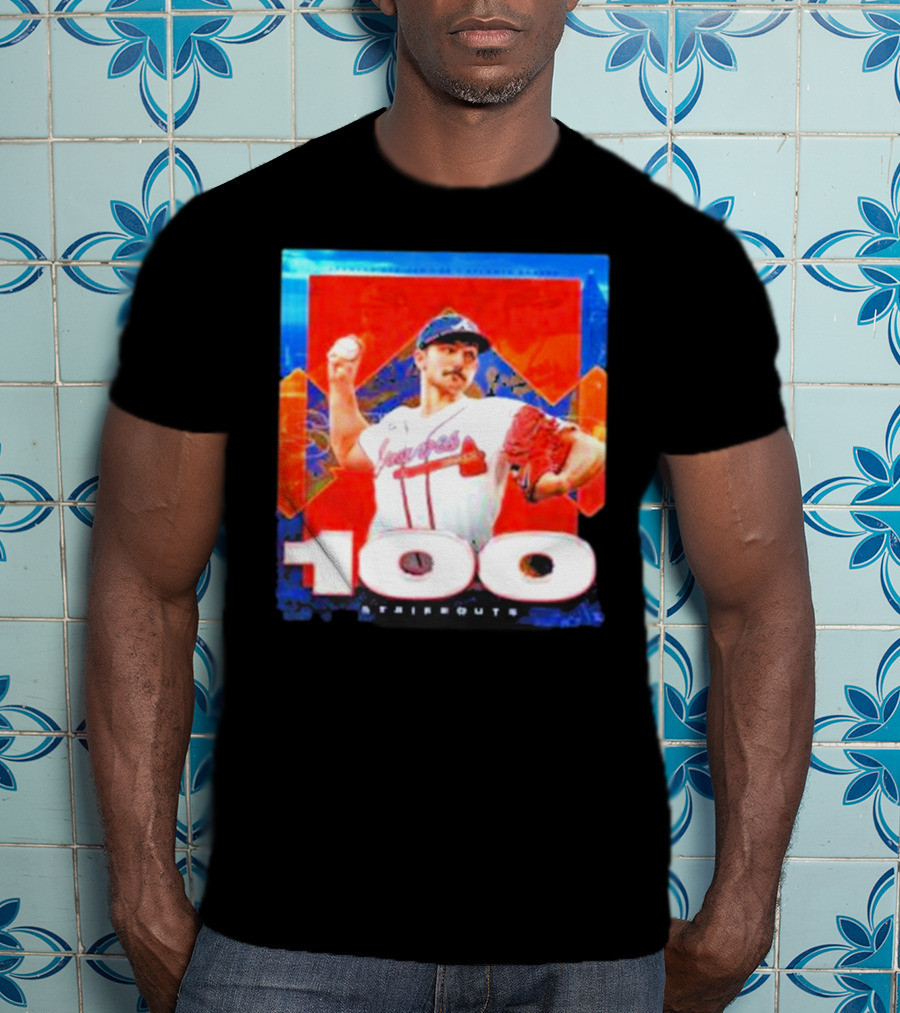 Atlanta Braves Spencer Strider 100 Strikeouts Vintage T-Shirt