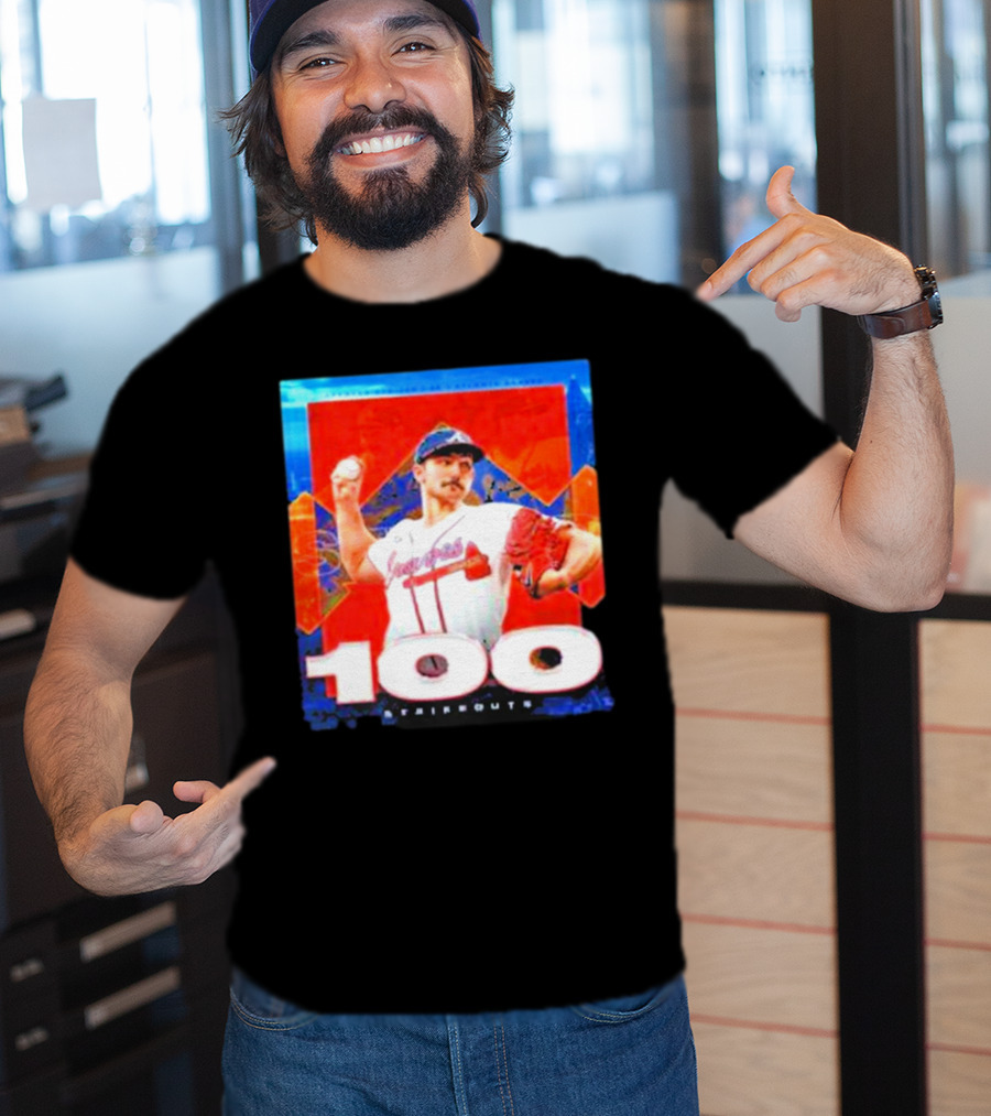 Atlanta Braves Spencer Strider 100 Strikeouts Vintage T-Shirt