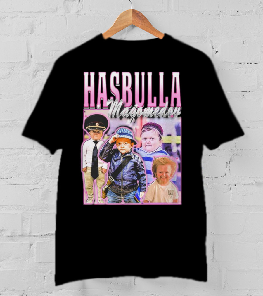Hasbulla Magomedov Collage With Friday Beers T-Shirt