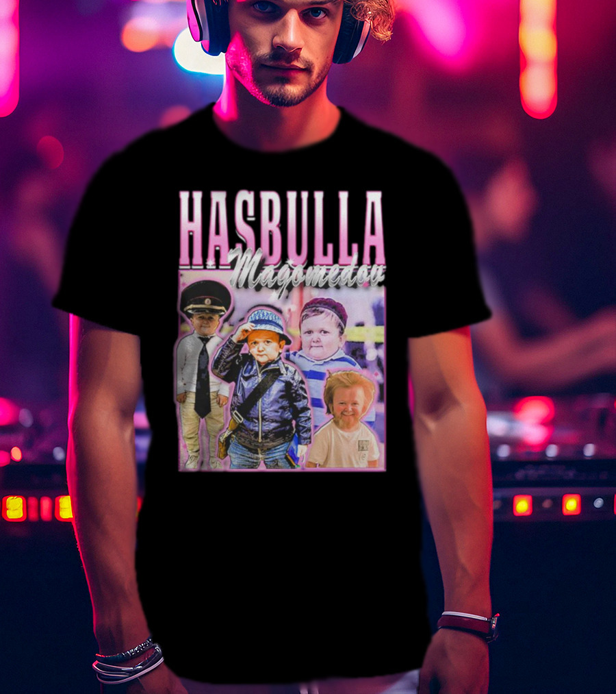 Hasbulla Magomedov Collage With Friday Beers T-Shirt