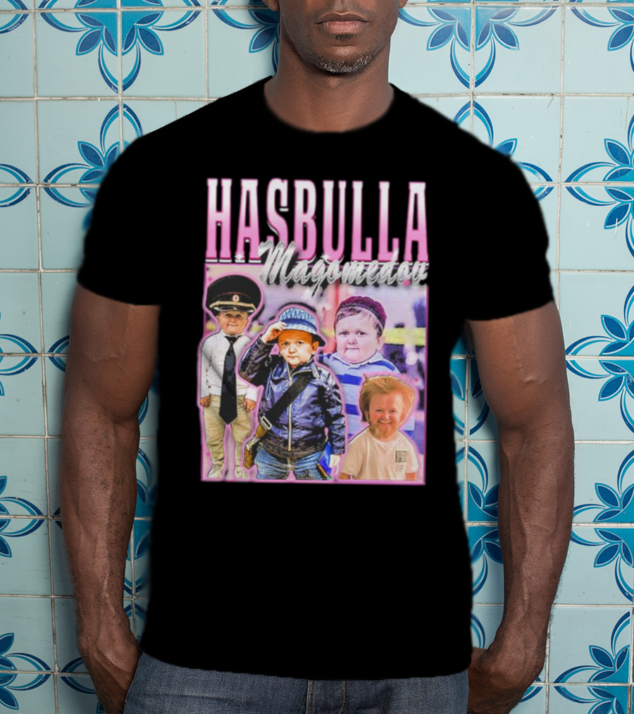 Hasbulla Magomedov Collage With Friday Beers T-Shirt