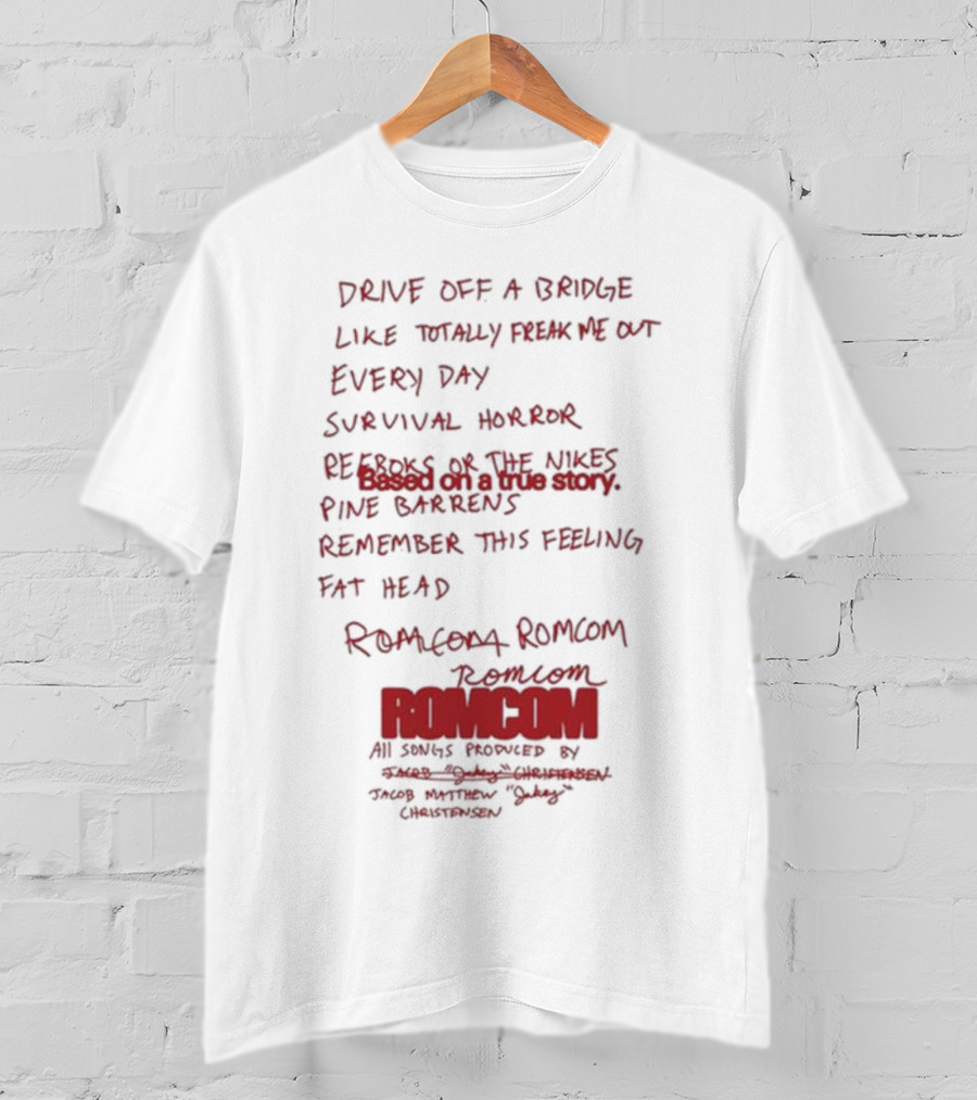 Jakey Romcom Drive Off A Bridge Like Totally Freak Me Out Survival Horror T-Shirt