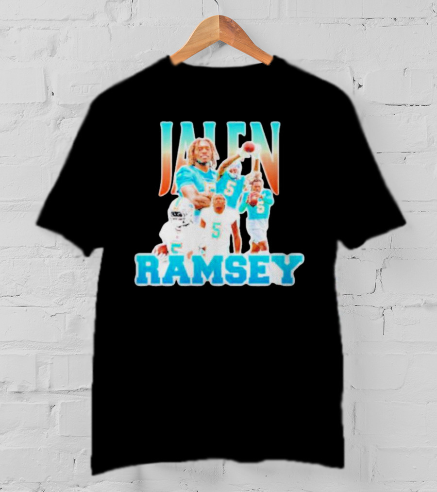 Jalen Ramsey Miami Dolphins Athlete Highlights T-Shirt