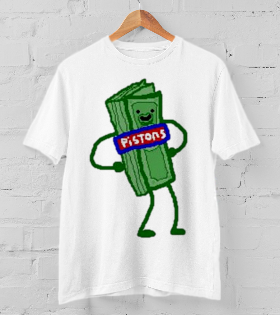 Monty Williams Pistons Money Mascot T-Shirt