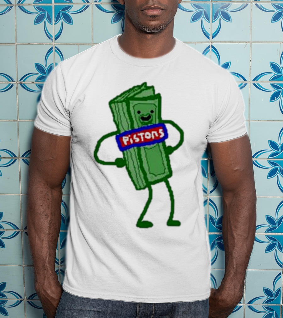Monty Williams Pistons Money Mascot T-Shirt