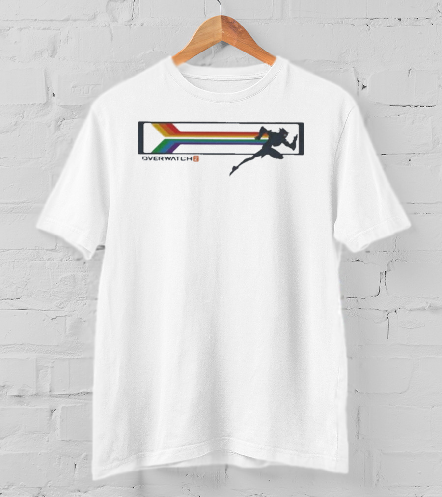 Overwatch 2 Tracer Rainbow Pride T-Shirt