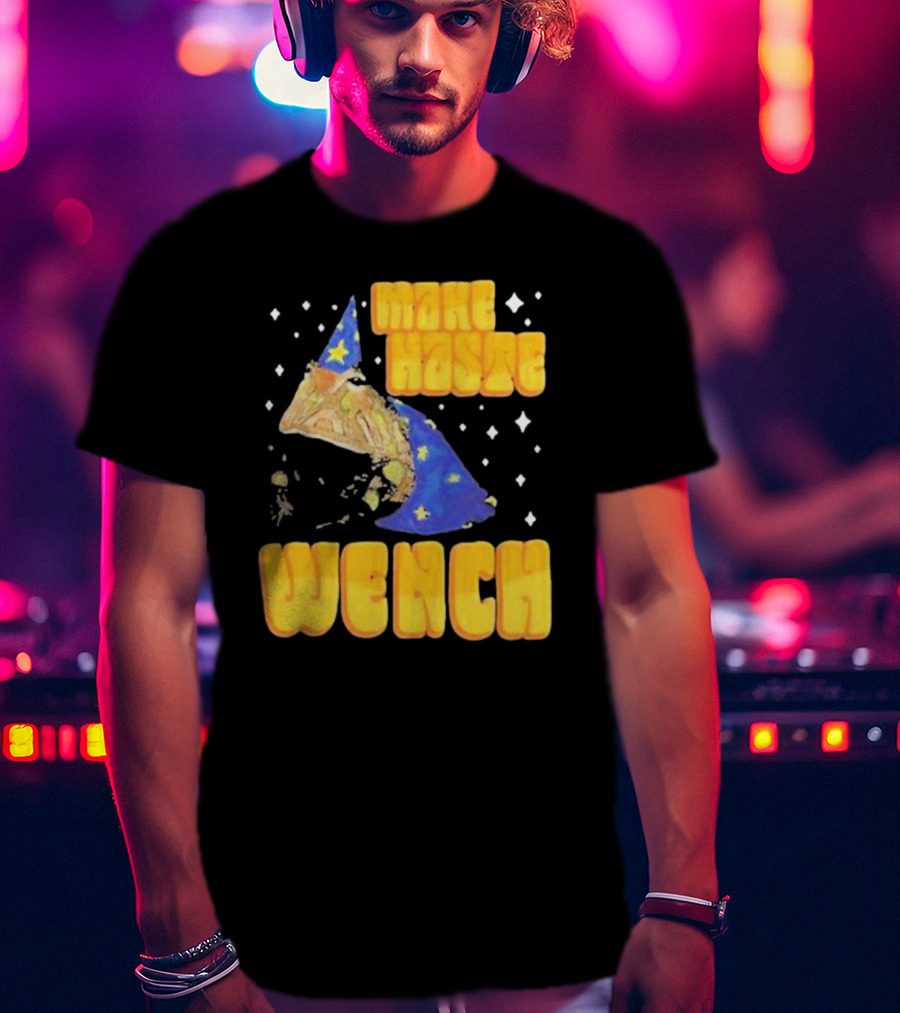 Make Haste Wench Wizard Frog Stars T-Shirt