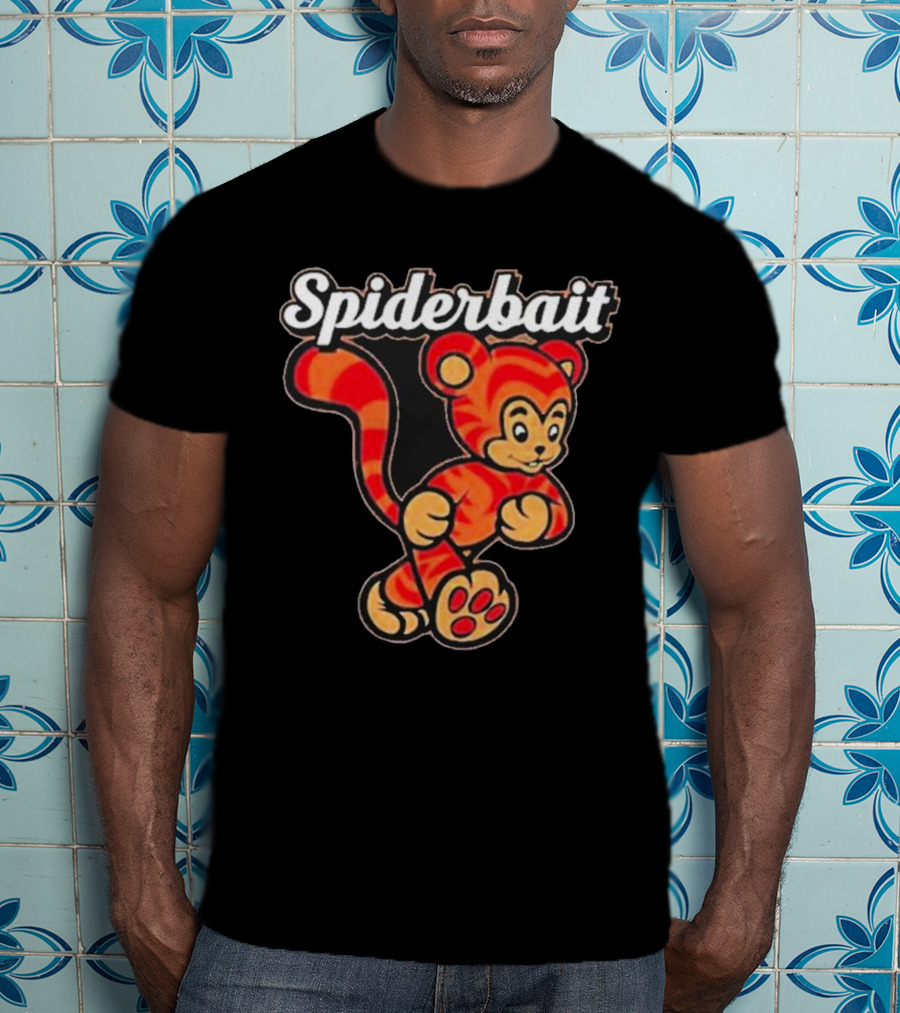 Spiderbait Striped Cartoon Tiger T-Shirt