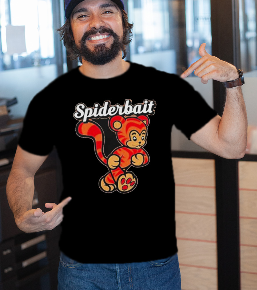 Spiderbait Striped Cartoon Tiger T-Shirt