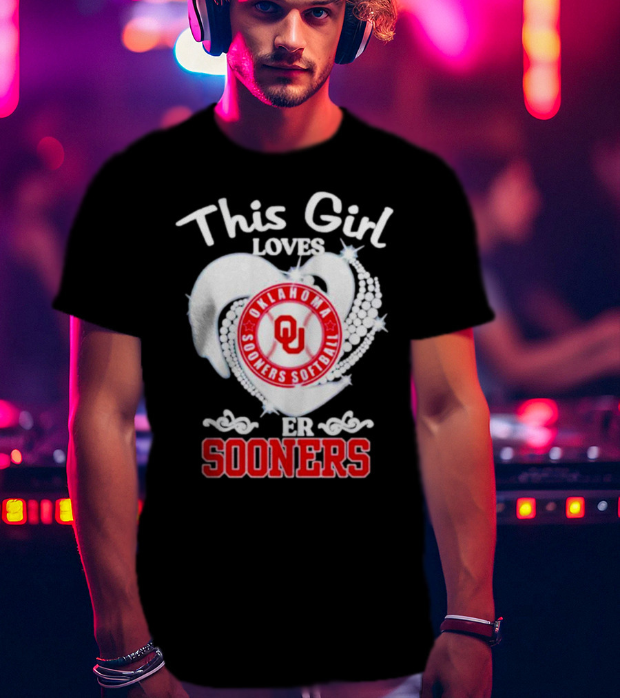 This Girl Loves Oklahoma Sooners Softball Her Sooners T-Shirt