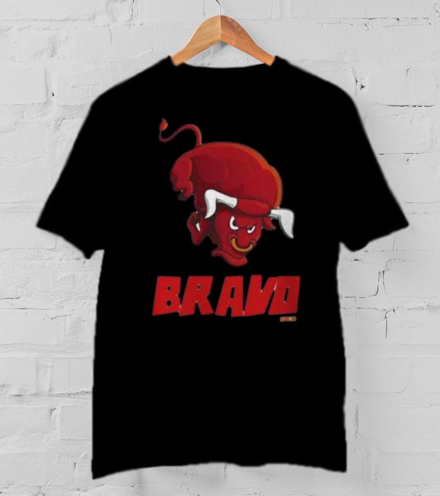 Bravo Red Bull Toro Bravo Charging Bull T-Shirt