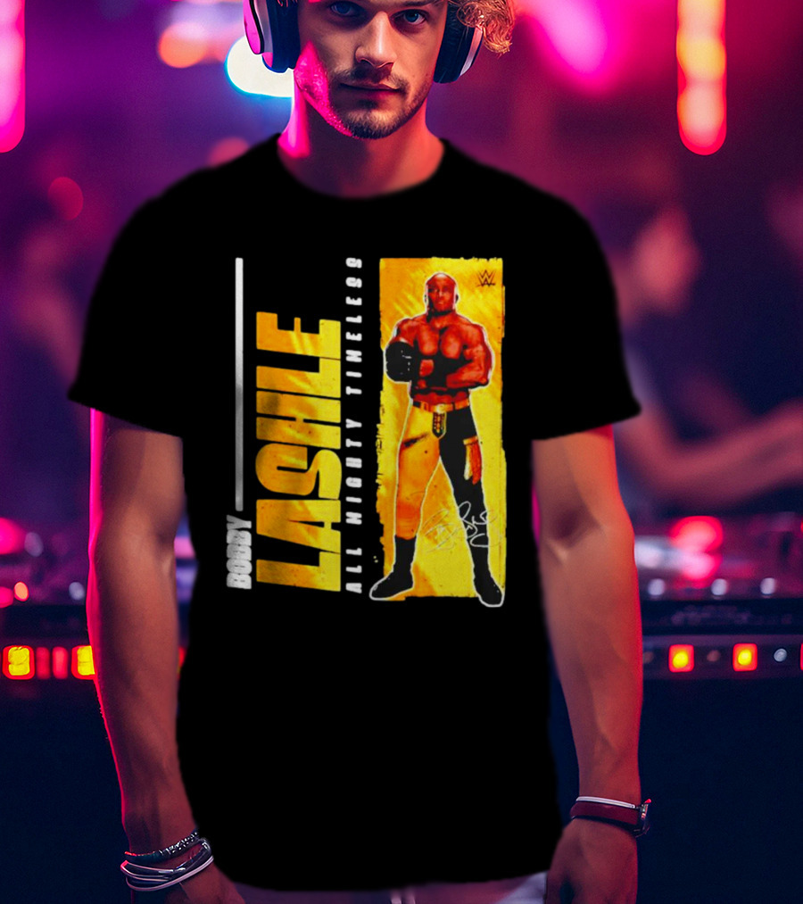 Bobby Lashley WWE All Mighty Timeless Champion T-Shirt
