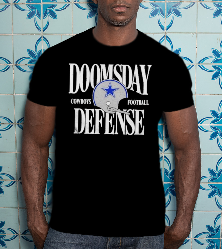 Cowboys Football Doomsday Defense Helmet T-Shirt