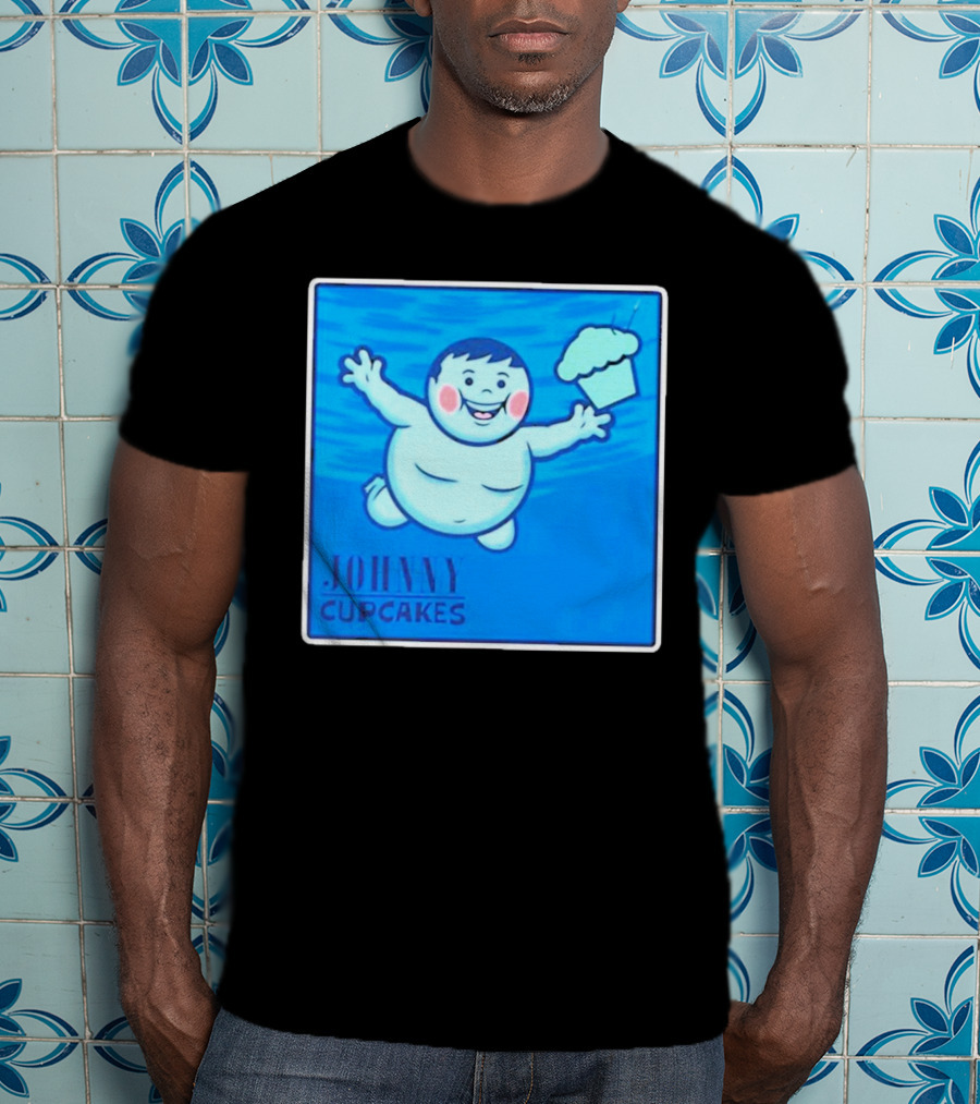 Johnny Cupcakes Swimming Boy With Cupcake T-Shirt