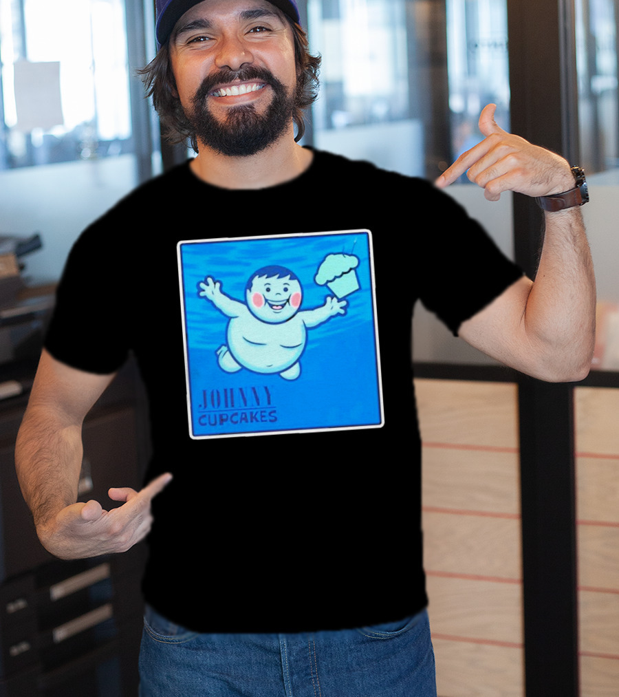 Johnny Cupcakes Swimming Boy With Cupcake T-Shirt