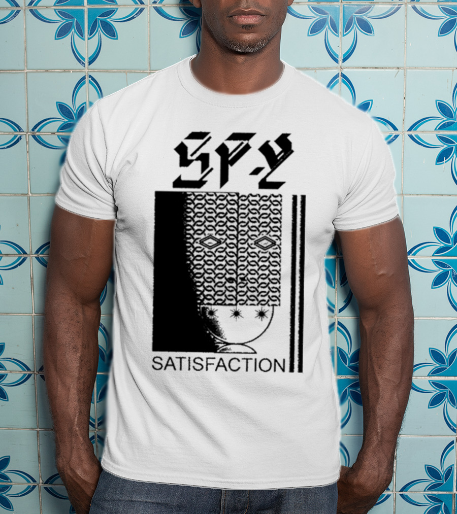 Spy Satisfaction Patterned Mask T-Shirt