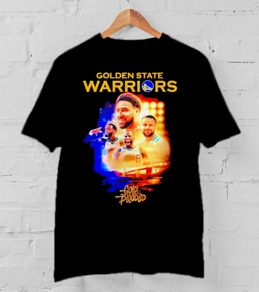 Golden State Warriors Gold Blooded Stephen Curry Klay Thompson Draymond Green T-Shirt